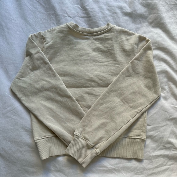 Zara Corset Style Seamed Crewneck Size M - Picture 2 of 3